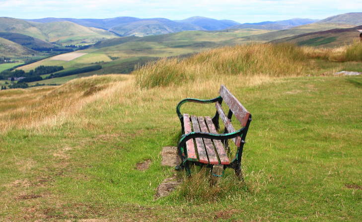 Scottish border view, Scotland South.