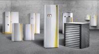 Heat pump units of varying sizes, for home heat pump conversions.